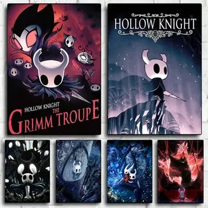 1PC Hot Popular Video Game Hollow Knight Posters And Prints Canvas Printing Modern Wall Art Picture For Living Room Home Decoration Paintings In Living Rooms, Bedrooms, Dining Rooms Modern Posters, Wall Arts, Canvas Paintings