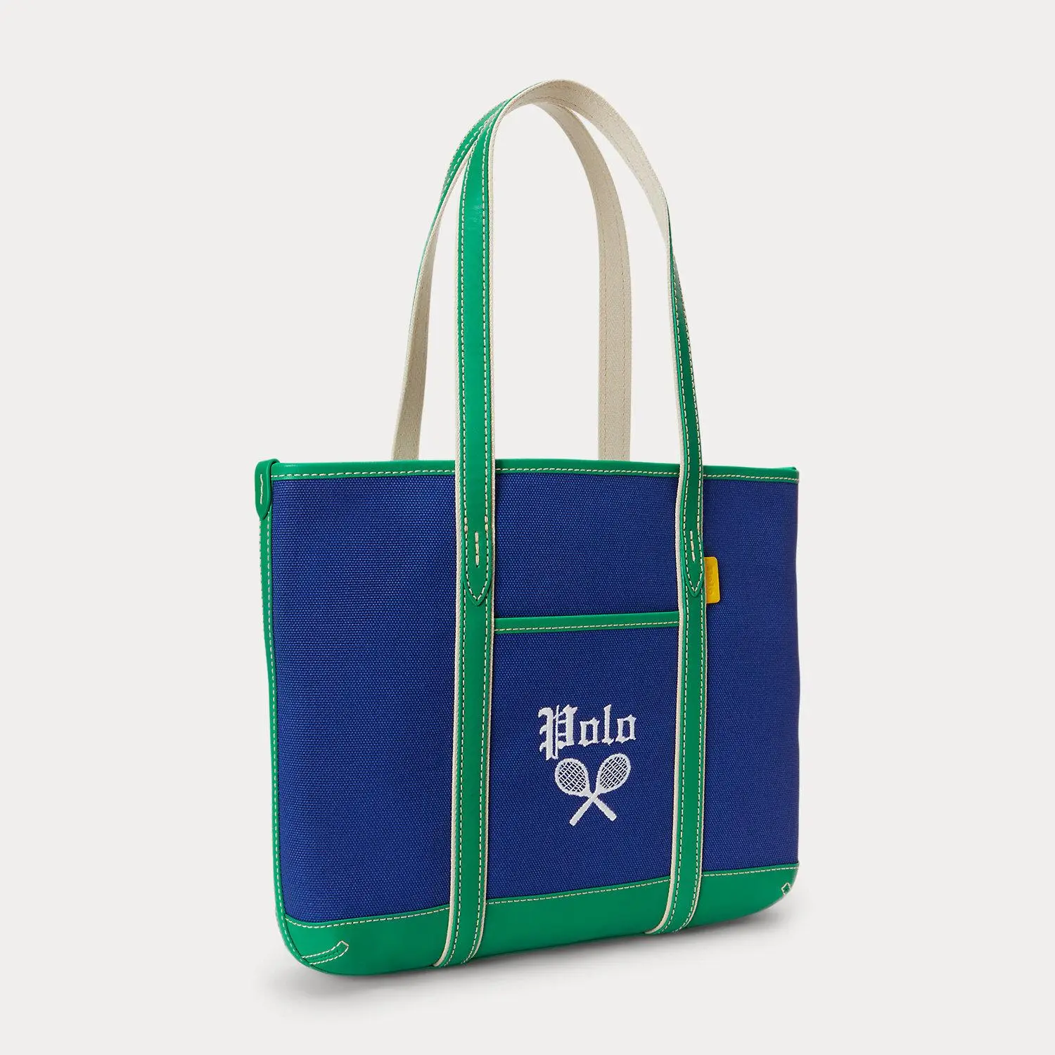 Polo Ralph Lauren - US Open Leather-Trim Canvas Tote