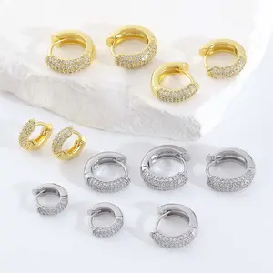 Zircon hoop earrings for men large, medium and small hoop earrings for women earrings gifts