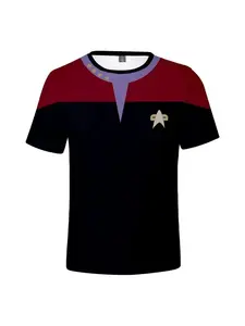 Men and Women Star Trek Sci-Fi T-Shirt Little Rocket 3D Printed Shirt Unisex Streetwear Children's RPG Top Summer T-Shirt