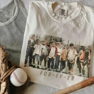 FOR-EV-ER Baseball Tee on Comfort Colors Ivory