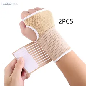 2PCS Unisex Twisted Wrist Wraps Adjustable Compression Wrist Band Breathable Flexible Anti-Slip Wrist Support Strap Portable Wrist Brace for Gym Fitness Workout Weight Lifting Office Daily Work Sports Wrist Protection Men Women