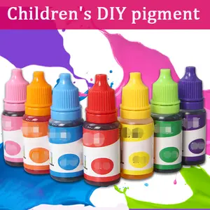 Children's DIY Pigment 10ml Water-Soluble Colorant for Slime Clay & Handmade Soap Coloring - Kids Science Experiment Kit