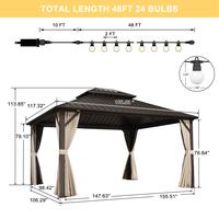 10' × 14' with 24 Lights