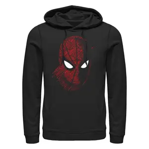 Men's Marvel Spider-Man: Far From Home Tech Pattern Pull Over Hoodie