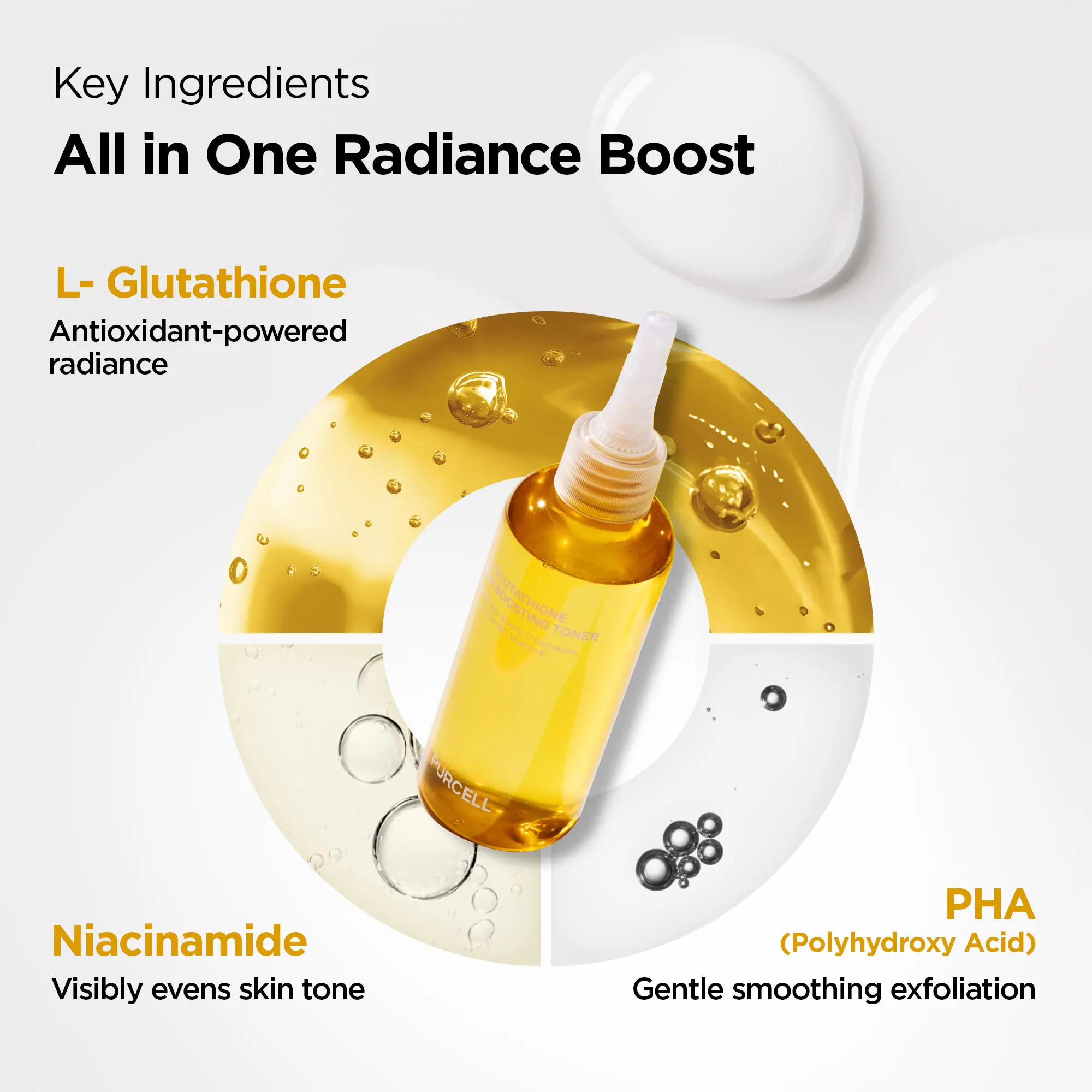purcell l glutathione PURCELL L-Glutathione Vitamin Boosting Toner_10.14 Fl Oz (300 ml)