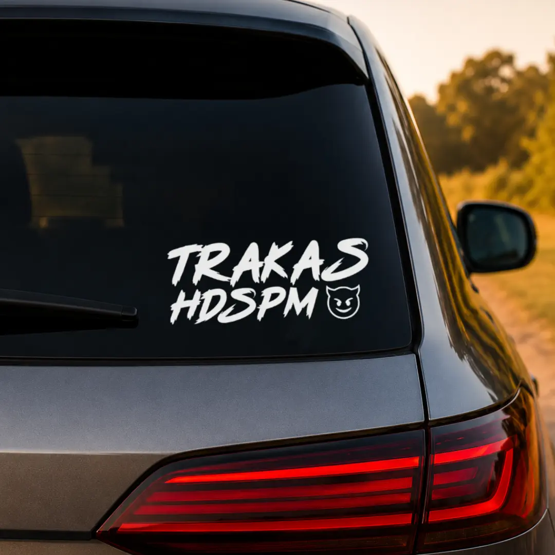 Trakas HDSPM Vinyl Decal Sticker, Outdoor Adventure Gift for Him and Her, Waterproof Scratch Resistant Sticker, Car Window Laptop Decor