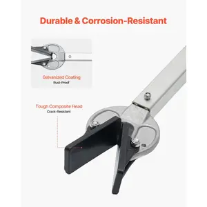 VEVOR Transom Saver, 24-36 in, Adjustable Boat Transom Saver with Composite Head, Corrosion-Resistant Easy-to-Install Transom Savers for Less Than 100 HP Outboard Motor, Fit for Roller Trailer