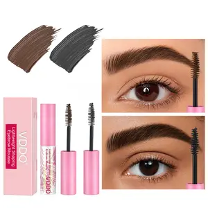 3D Eyebrow Cream，24-hour long-lasting waterproof semi-permanent, adjustable eyebrow color, long-lasting and natural. Comes in a pair, charcoal gray and chestnut brown.