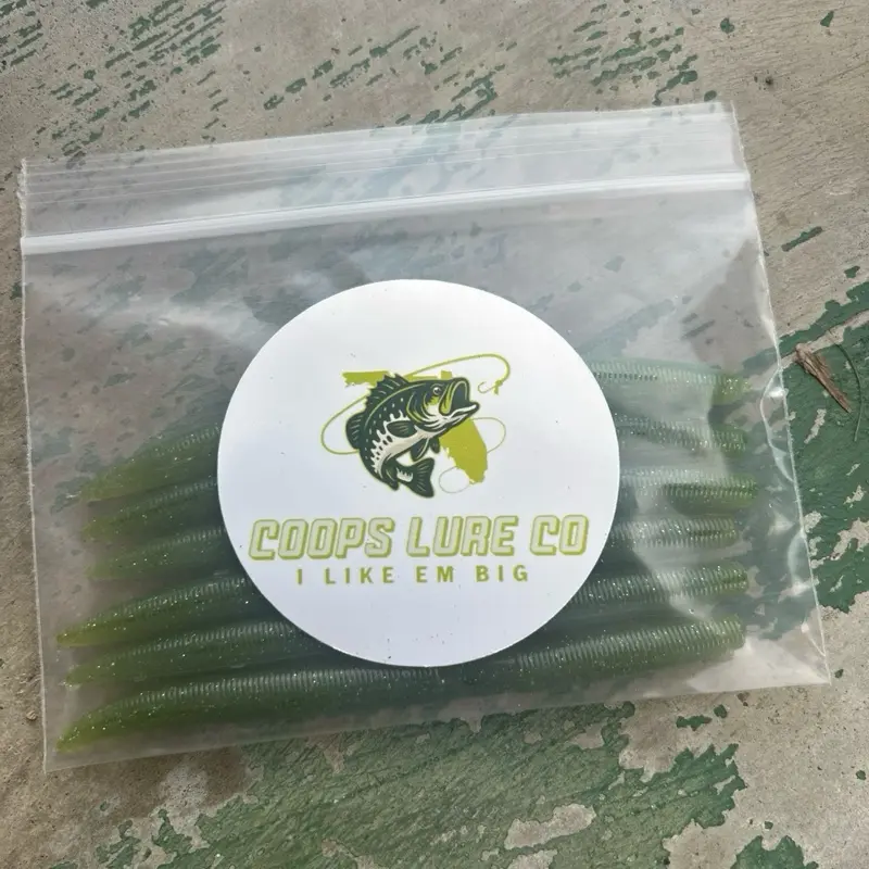 Soft Plastic Emerald Jade Green Senko Fishing Lures
