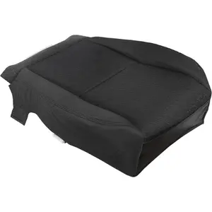 Bottom Seat Cover Compatible with 2007-2014 Chevy Silverado 1500 2500HD 3500HD (Seat Cover Only) Driver Side Cloth Black Truck