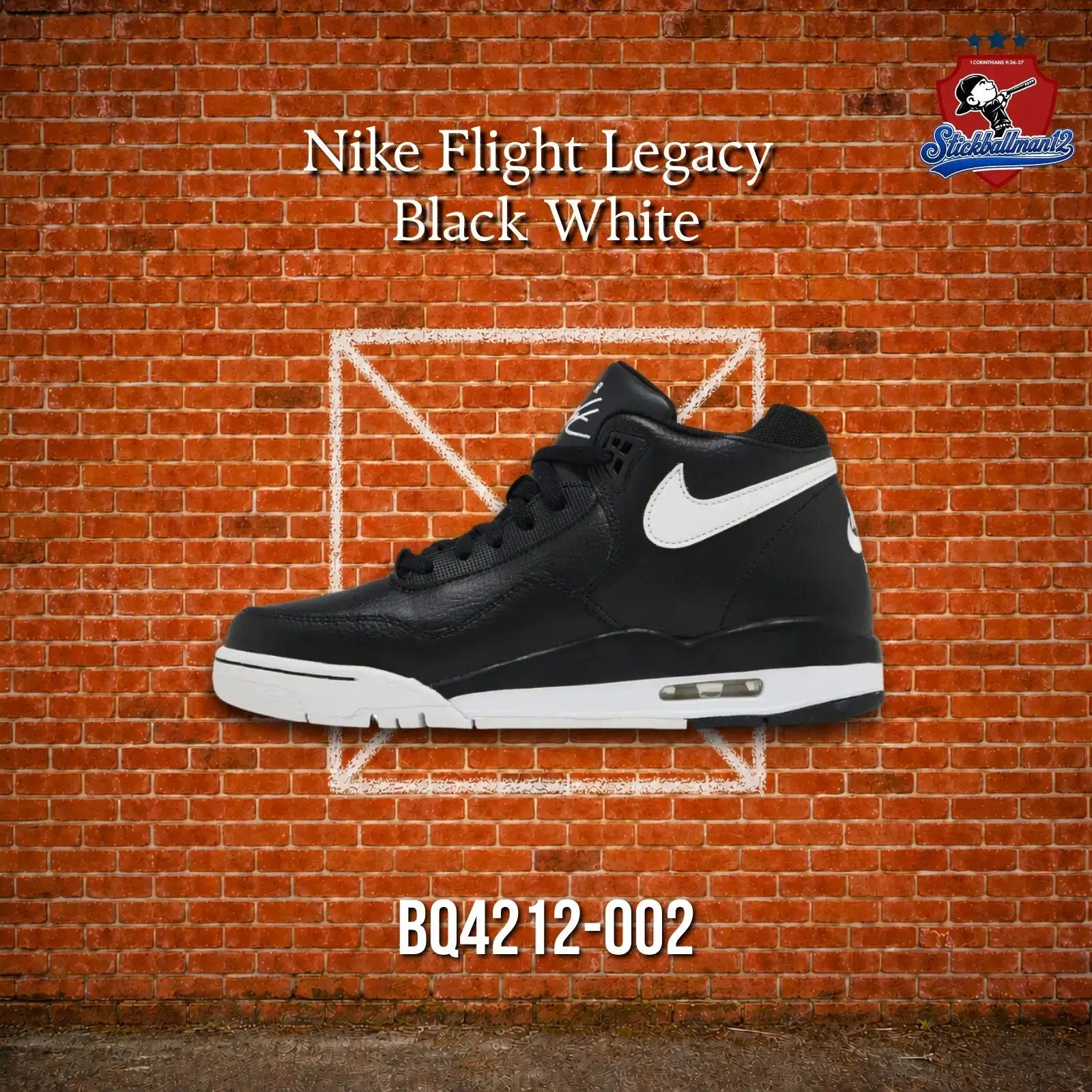 Nike Flight Legacy Black White (BQ4212-002)