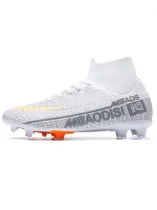 Breathable Football Shoes Fg/ag Long Nails Artificial Grass Suitable for Training and Matches All-Season Anti-Slip Sports Shoes Soccer Cleats Soccer Shoes Sport Boots