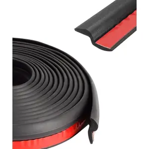 13FT Windshield Rubber Seal, Weather Stripping,Z Shape Windshield Trim, Accessories Windshields Seal,Self Adhesive Weatherstrip Seals Protector Guard Strip for  Window Door Engine Cover