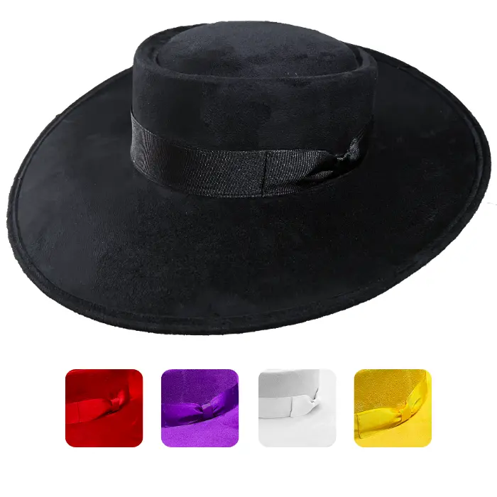 Zoot Suit Tando Hats with FREE FEATHER - Faux Suede Fedora Whittier Collection - Pachuco Apparel by Summit Hats