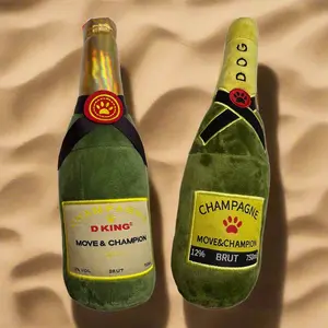 Champagne Squeaky Doodle Chew Toy - Delightful Fun for Your Furry Friend