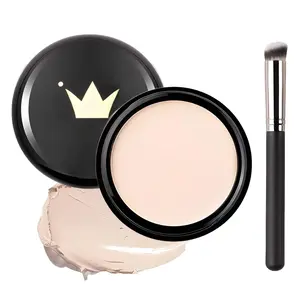 Full Coverage Concealer for Dark Circles Color Correcting Concealer Makeup Under Eye Brightener Pro Concealer for Mature Skin,Long-lasting Moisturizing Corrector De Ojeras（Natural） springtok