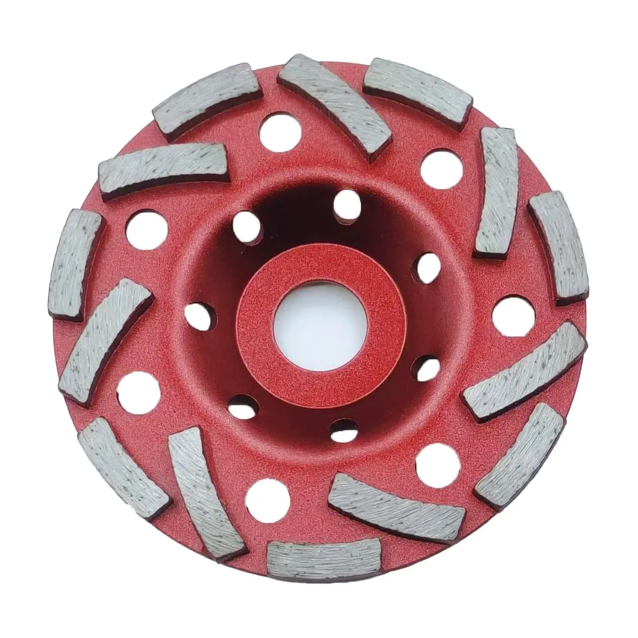 Diamond Bowl Grinding Wheel, Concrete Grinder Disc, Granite Marble Polishing Tool, Multifunctional Durable for Hard Tiles and Stones