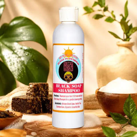 Sunny In Denbigh, Black Soap Shampoo, Dry Hair & Scalp Care, Moisturizing & Nourishing Formula, [Pack Size/Net Volume] Conditioner Haircare