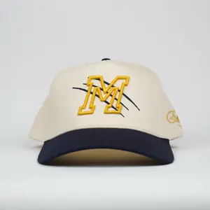 Elevate Series Michigan M Hat - SnapBack Classic Design for Fans and Casual Wear, Ideal for Supporting the Team, Baseball Cap Style