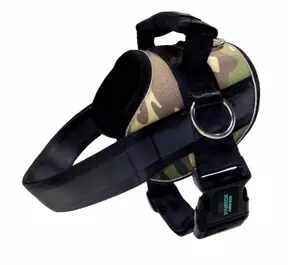 Joyride 2.0 Green Camo Outlet – No Pull Army Dog Harness for Medium to Large Dogs Pitbull Reflective Side Rings Strong Handle Training Vest XS S M L XL XXL pibble