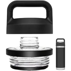 Replacement for YETI Rambler Bottle Chug Cap Lid, Screw Top Lid Replacement Fits for 18/26/ 36/64 oz Yeti Rambler, Chug Cap Lid Replacement for Yeti Rambler Models Drinkware Mug