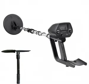 Professional Metal Detector & Heavy-Duty Folding Survival Shovel Set | Waterproof Search Coil, Adjustable Outdoor Tool Kit for Treasure Hunting, Camping & Metal Detecting