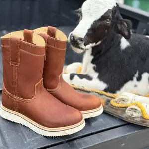 Bota de trabajo miel