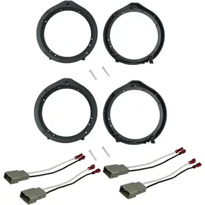 6.5"/6.75" Speaker Mounting Adapter for Acura Honda with Wiring Harness