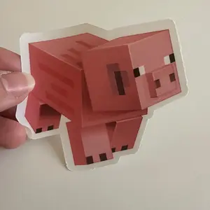 Minecraft Piggy Sticker