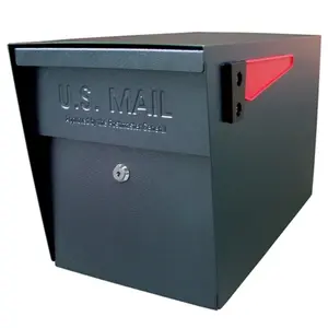 Mail Boss  Curbside Security Locking Mailbox Black