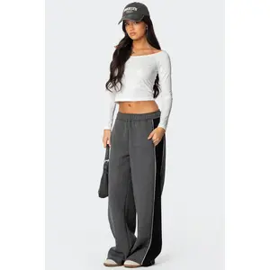 Contrast Panel Sweatpants Contrast Panel Sweatpants