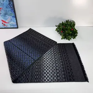 100% mulberry silk scarf, men's long winter scarf for warmth, silky feel, fashionable and classic.