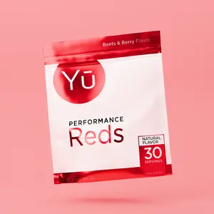Yu Performance Reds - 30 Servings, Beets & Berry Flavor, Cardio-Protective Antioxidants, Non-Stimulate, Boost Energy & Endurance