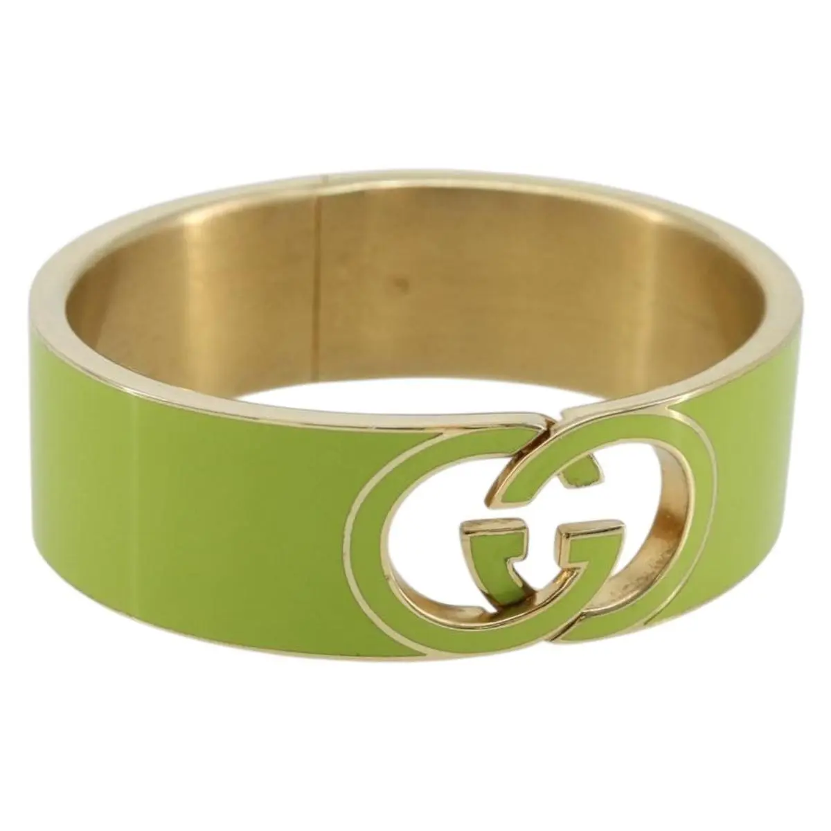 Pre-owned JP YK20445M GUCCI Cuffs Bracelet metal S Green