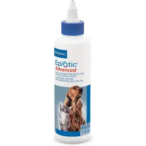 Advanced Ear Cleanser for Dogs and Cats - Gentle and Effective Formula, 4 Oz