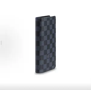Pre-owned Louis Vuitton Classic Blue Damier Checkered Wallet