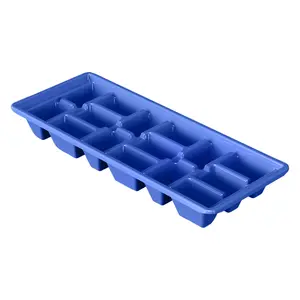 Compac Home Always Fresh BPA Free Plastic Ice Cube Tray, Ocean Blue