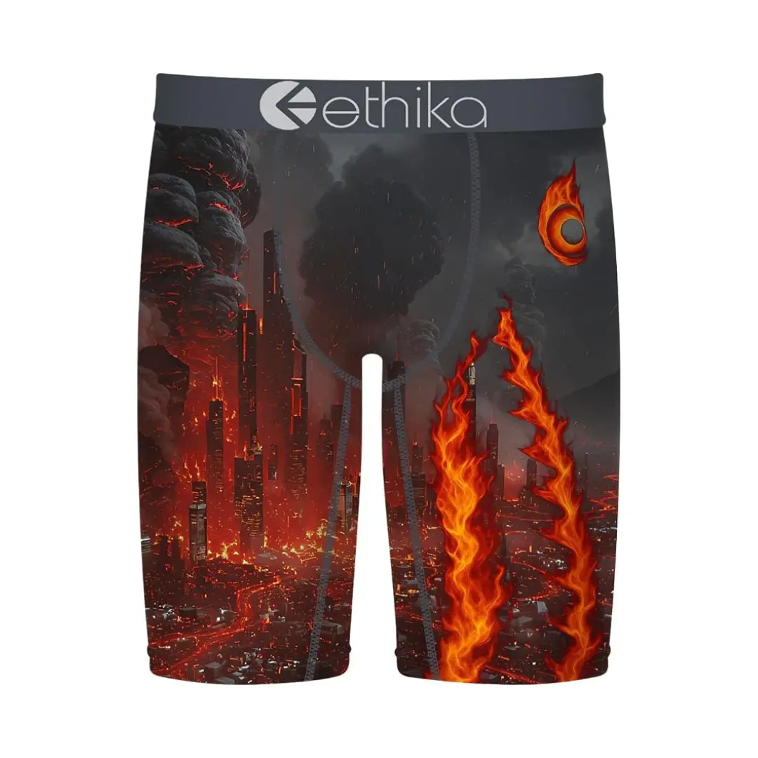 Ethika Molten Metropolis Staple - Men's, Original, Polyester, Stretch, Spandex, Menswear, Fabric, Soft, Elastane, Boxer Briefs, Stretch Fabric