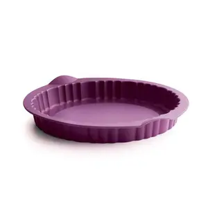 Silicone Tart Form to Create beautiful pies and flan, sweet or savory tarts, quiche, pizza, jellied fruit desserts, ice cream desserts, and so much more