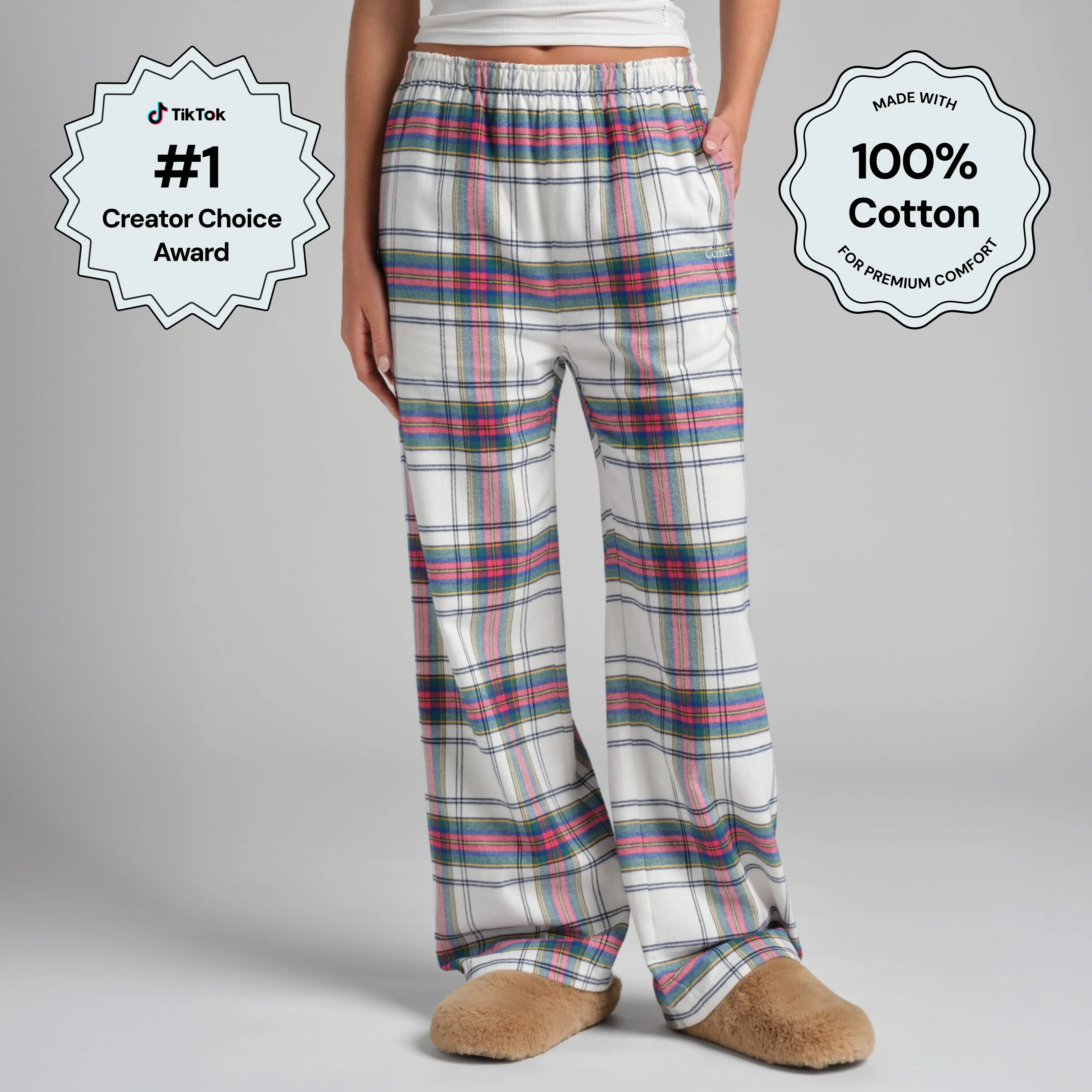 Comfrt | Flannel Pajama Pants | 100% Cotton Flannel PJ Pants For Men & Women