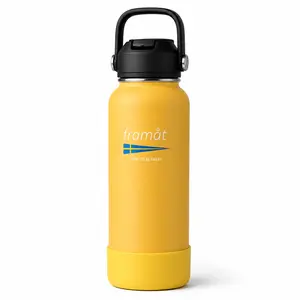 40oz Insulated Stainless Steel Water Bottle with Handle Leakproof Vacuum Flask for Travel Gym Hiking