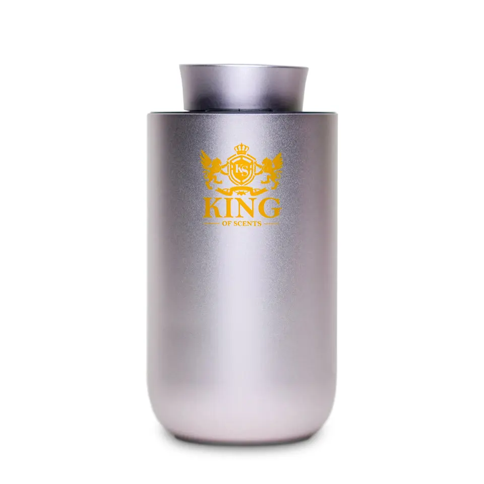 King Of Scents Aroma Essential Oils Diffuser Operated Cordless Nebulizer Car Diffusers for Essential Oils Large Room Hotel Travel Easter Gift(Included oil10ml-4 Color)