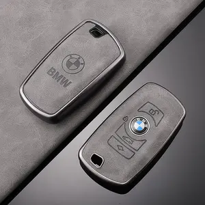 Fashion Tpu Car Key Case for Bmw Models, Remote Control Key Protection, Full Coverage Design, Compatible with Multiple Bmw Series