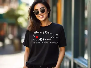 Puerto Rico Map tshirt, Camiseta de Puerto Rico, Boricua tshirt