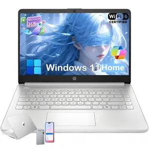 HP 2026 14 Inch Small Laptop for Student Business, Intel N150 CPU, 14" Anti-Glare, up to 8GB RAM, 128GB Storage, Wi-Fi 6, Copilot AI & 1 Year Office 365, Windows 11 Home,Bundle Accessory