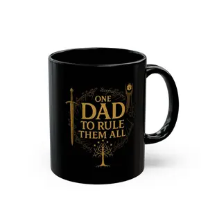 Lord of the Rings mug,One Dad to Rule Them All. Father's Day Gift, Middle Earth Merch