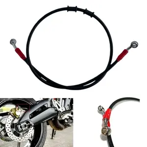 Motorcycle Hydraulic Brake Hose. Hollow Head End, with 28° Angles on Both Sides. Suitable for Motorcycle Brake Clutch Tubing, Motorcycle Brake Pipes. Applicable To Off-road Motorcycles, Off-road Vehicles, Street Bikes, and Four-wheel All-terrain Vehicles.