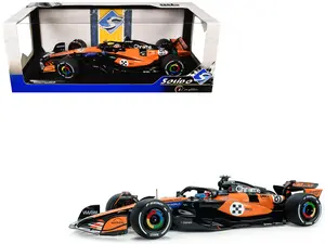 McLaren MCL39 #81 Oscar Piastri "OKX" 3rd Place F1 "Monaco GP" (2025) "Competition" Series 1/18 Diecast Model Car by Solido