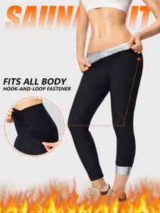 Women's High Waist Sweat-Proof Shapewear Pants, Summer New Solid Color Sauna Suit, Slimming Fitness Training Yoga Pants